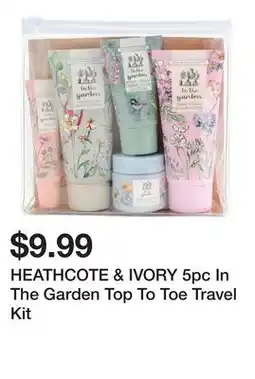 Marshalls HEATHCOTE & IVORY 5pc In The Garden Top To Toe Travel Kit offer