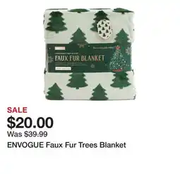 Marshalls ENVOGUE Faux Fur Trees Blanket offer