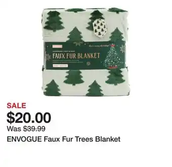 Marshalls ENVOGUE Faux Fur Trees Blanket offer