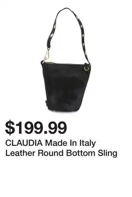 Marshalls CLAUDIA Made In Italy Leather Round Bottom Sling offer