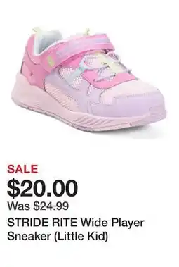 Marshalls STRIDE RITE Wide Player Sneaker (Little Kid) offer