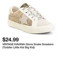Marshalls VINTAGE HAVANA Gloria Snake Sneakers (Toddler Little Kid Big Kid) offer