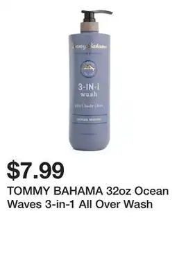 Marshalls TOMMY BAHAMA 32oz Ocean Waves 3-in-1 All Over Wash offer