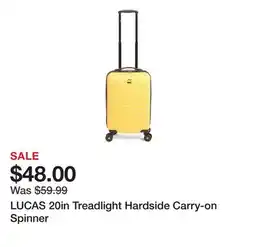 Marshalls LUCAS 20in Treadlight Hardside Carry-on Spinner offer