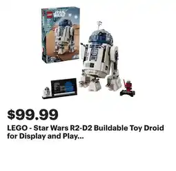Best Buy LEGO - Star Wars R2-D2 Buildable Toy Droid for Display and Play 75379 - Multi offer
