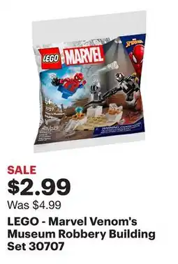 Best Buy LEGO - Marvel Venom's Museum Robbery Building Set 30707 offer