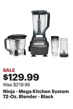 Best Buy Ninja - Mega Kitchen System 72-Oz. Blender - Black offer