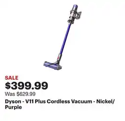 Best Buy Dyson - V11 Plus Cordless Vacuum - Nickel/Purple offer