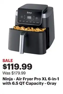 Best Buy Ninja - Air Fryer Pro XL 6-in-1 with 6.5 QT Capacity - Gray offer