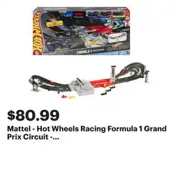 Best Buy Mattel - Hot Wheels Racing Formula 1 Grand Prix Circuit - Collectibles - Multicolor offer