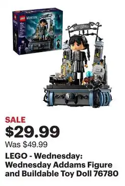 Best Buy LEGO - Wednesday: Wednesday Addams Figure and Buildable Toy Doll 76780 offer