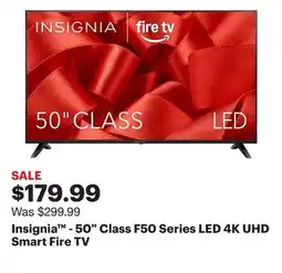 Best Buy Insignia - 50 Class F50 Series LED 4K UHD Smart Fire TV offer
