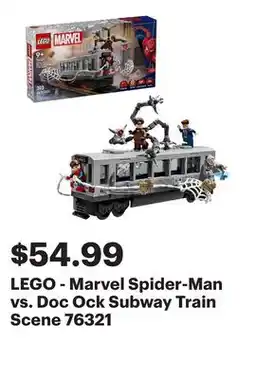 Best Buy LEGO - Marvel Spider-Man vs. Doc Ock Subway Train Scene 76321 offer