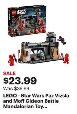 Best Buy LEGO - Star Wars Paz Vizsla and Moff Gideon Battle Mandalorian Toy 75386 - Multi offer