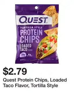 Wegmans Quest Protein Chips, Loaded Taco Flavor, Tortilla Style offer