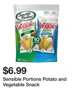 Wegmans Sensible Portions Potato and Vegetable Snack offer