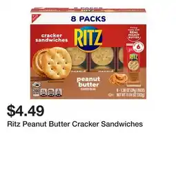 Wegmans Ritz Peanut Butter Cracker Sandwiches offer