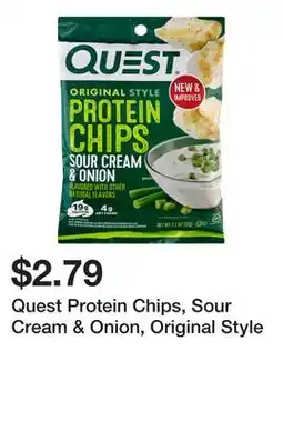 Wegmans Quest Protein Chips, Sour Cream & Onion, Original Style offer