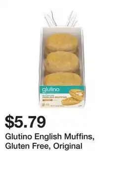 Wegmans Glutino English Muffins, Gluten Free, Original offer