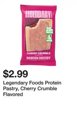 Wegmans Legendary Foods Protein Pastry, Cherry Crumble Flavored offer