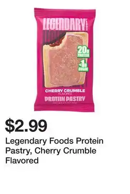 Wegmans Legendary Foods Protein Pastry, Cherry Crumble Flavored offer