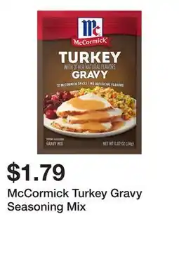 Wegmans McCormick Turkey Gravy Seasoning Mix offer