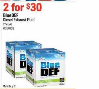 AutoZone BlueDEF Diesel Exhaust Fluid offer