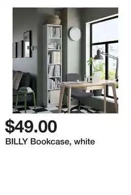 Ikea BILLY Bookcase, white offer
