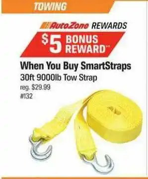 SmartStrapss 30ft 9000lb Tow Strap