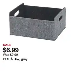 Ikea BESTÅ Box, gray offer