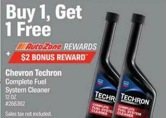 Chevron Techron Complete Fuel System Cleaner