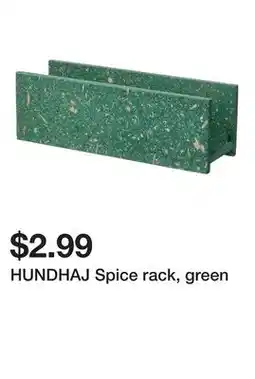 Ikea HUNDHAJ Spice rack, green offer