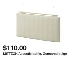 Ikea MITTZON Acoustic baffle, Gunnared beige offer