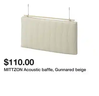 Ikea MITTZON Acoustic baffle, Gunnared beige offer