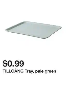 Ikea TILLGÅNG Tray, pale green offer