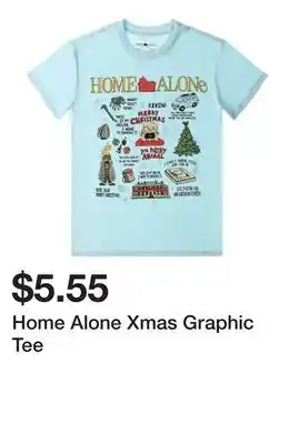 Five Below Home Alone Xmas Graphic Tee offer