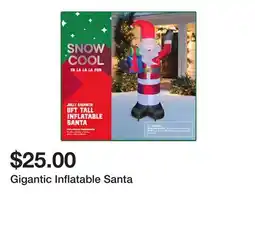 Five Below Gigantic Inflatable Santa offer