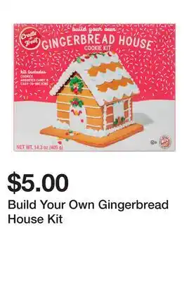 Five Below Build Your Own Gingerbread House Kit offer