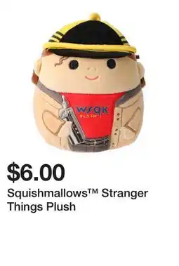 Five Below Squishmallows Stranger Things Plush offer