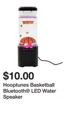 Five Below Hooptunes Basketball Bluetooth LED Water Speaker offer