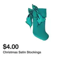 Five Below Christmas Satin Stockings offer