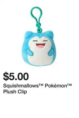 Five Below Squishmallows Pokémon Plush Clip offer