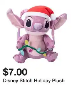 Five Below Disney Stitch Holiday Plush offer