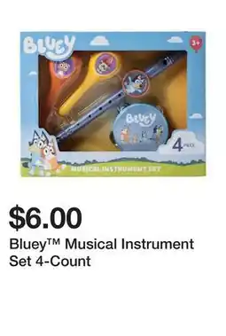 Five Below Bluey Musical Instrument Set 4-Count offer