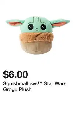 Five Below Squishmallows Star Wars Grogu Plush offer