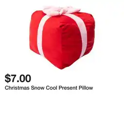 Five Below Christmas Snow Cool Present Pillow offer