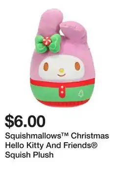 Five Below Squishmallows Christmas Hello Kitty And Friends Squish Plush offer