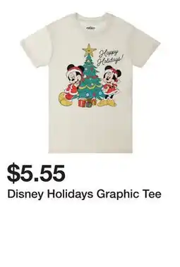 Five Below Disney Holidays Graphic Tee offer