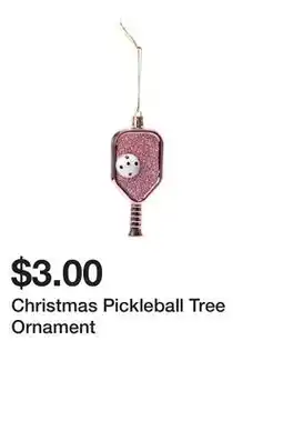 Five Below Christmas Pickleball Tree Ornament offer