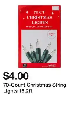 Five Below 70-Count Christmas String Lights 15.2ft offer